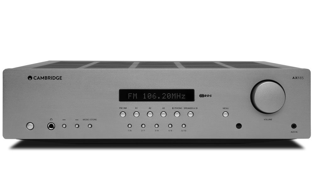 Cambridge-audio-AXR85-sztereo-receiver-front